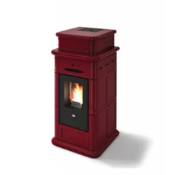 ERMINY 9,5Kw - Poêle à Granulés En Faïence EVA CALOR -Hawa Soldes Magasin poele granules faience eva calor erminy 9 2