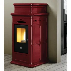 ERMINY 9,5Kw - Poêle à Granulés En Faïence EVA CALOR