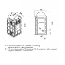 ROSY 13 Kw - Poêle à Granulés En Faïence EVA CALOR -Hawa Soldes Magasin poele granules faience eva calor rosy 13 5