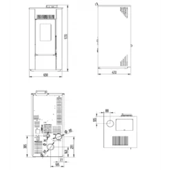 Poêle à Granulés 8 Kw Lina Interstoves -Hawa Soldes Magasin poele granules interstoves lina 8 2