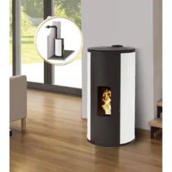 EMMA 9 KW - PACK Poêle + Conduit Ventouse - STOVIA