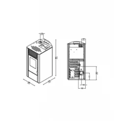 Lory 9 Kw - Poêle à Granulés PUNTO FUOCO -Hawa Soldes Magasin poele granules punto fuoco lory 2