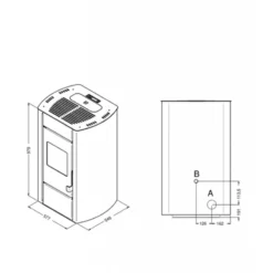 Stella 10kw - Poêle à Granulés PUNTO FUOCO -Hawa Soldes Magasin poele granules punto fuoco stella 3